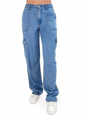 Rewash Denim Cargo Baggy Utility Pants